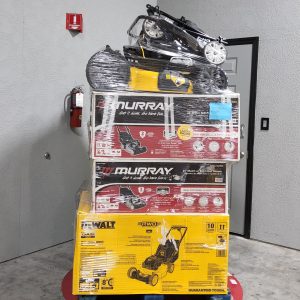 LAWN MOWER PALLET – LOT ID: 160225 100% Tested and Working (WITH BATTERIES AND CHARGERS)