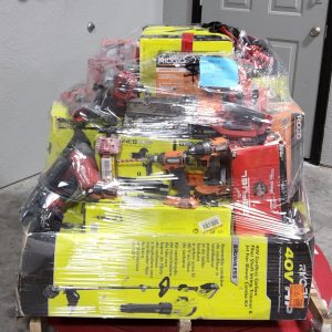 MIXED TOOL PALLET – LOT ID: 290225 100% Tested and Working (WITH BATTERIES AND CHARGERS)