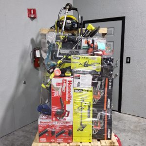 MIXED OUTDOOR POWER EQUIPMENT PALLET – LOT ID: 270325 100% Tested and Working (WITH BATTERIES AND CHARGERS)