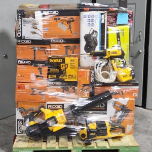 MIXED TOOLS & MORE PALLET – LOT ID: 220425 100% Tested and Working (WITH BATTERIES AND CHARGERS)