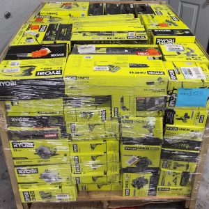 RYOBI TOOL PALLET – LOT ID: 040525 100% Tested and Working (WITH BATTERIES AND CHARGERS)