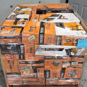 RIDGID TOOL PALLET – LOT ID: 060525 100% Tested and Working (WITH BATTERIES AND CHARGERS)