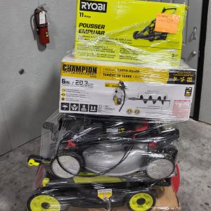 MIXED MOWER PALLET – LOT ID: 040725 100% Tested and Working (WITH BATTERIES AND CHARGERS)