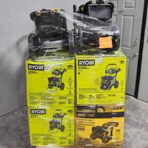 GAS PRESSURE WASHER PALLET – LOT ID: 050725 100% Tested and Working (WITH BATTERIES AND CHARGERS)