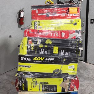 MIXED TOOL PALLET – LOT ID: 100725 100% Tested and Working (WITH BATTERIES AND CHARGERS)