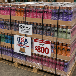 VICTORIA’S SECRET PERFUME & BODY MIST PALLET – 400+ PIECES FOR ONLY $800!