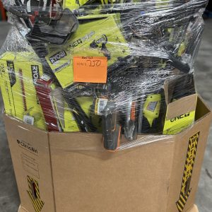 MIXED TOOL PALLET – LOT ID: 360725 100% Tested and Working (WITH BATTERIES AND CHARGERS)