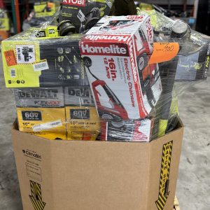 MIXED TOOL PALLET – LOT ID: 370725 100% Tested and Working (WITH BATTERIES AND CHARGERS)