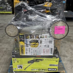 OUTDOOR POWER EQUIPMENT PALLET – LOT ID: 050825 100% Tested and Working (WITH BATTERIES AND CHARGERS)