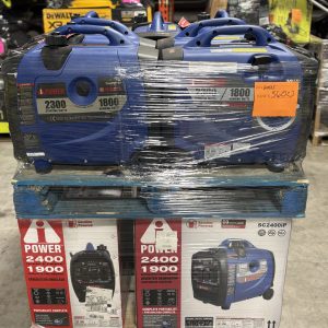YAMAHA POWERED INVERTERS PALLET – LOT ID: 210825 100% Tested and Working (WITH BATTERIES AND CHARGERS)