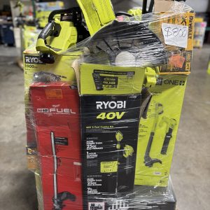 MIXED TOOLS & OUTDOOR PALLET – LOT ID: 006 100% Tested and Working (WITH BATTERIES AND CHARGERS)