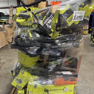 MIXED TOOLS & OUTDOOR PALLET – LOT ID: 021 100% Tested and Working (WITH BATTERIES AND CHARGERS)