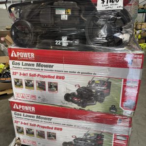 GAS LAWN MOWER PALLET – LOT ID: 0048 100% Tested and Working (WITH BATTERIES AND CHARGERS)