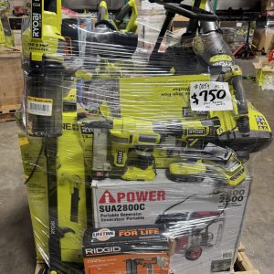 MIXED TOOLS PALLET – LOT ID: 0056 100% Tested and Working (WITH BATTERIES AND CHARGERS)