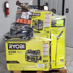 GENERATORS & MORE PALLET – LOT ID: 190125 100% Tested and Working (WITH BATTERIES AND CHARGERS)