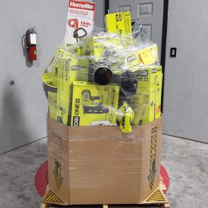 MIXED TOOL PALLET – LOT ID: 470125 100% Tested and Working (WITH BATTERIES AND CHARGERS)