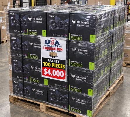 RTX 5090 GRAPHICS CARD PALLET – 100 PIECES