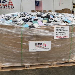 4,400 Pieces Mixed Power Banks Pallet – 10,000mAh & 20,000mAh – $1,200